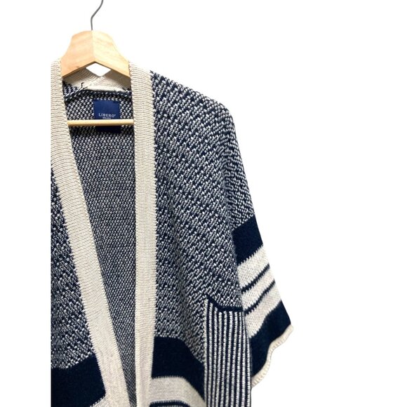 Libero Milano Italian Made Cardigan Blue One Size - Picture 8 of 12